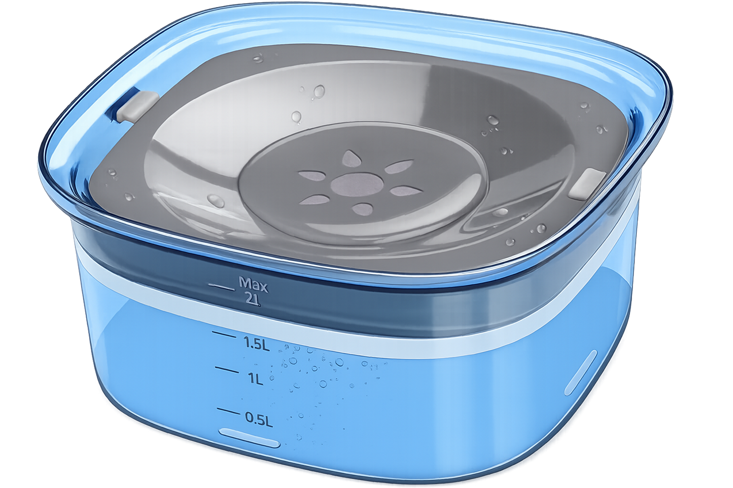 No-Spill Dog Water Bowl 2L